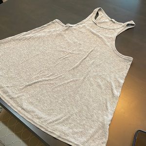 Free People light gray flowy tank